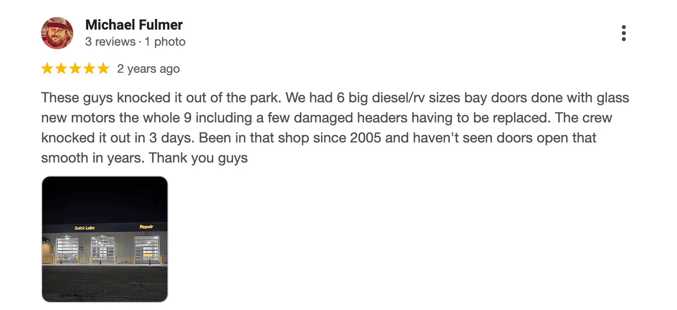 Parker Garage Doors Review